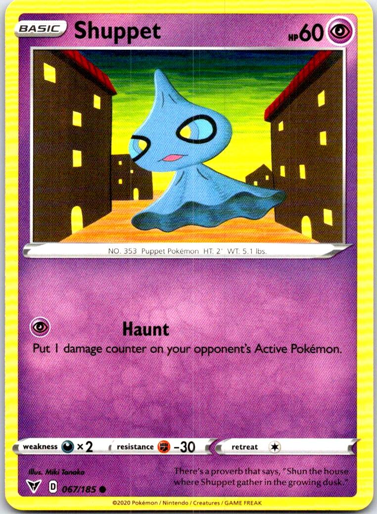 Shuppet - 067/185 - - VIVID VOLTAGE - Pokemon - Common | AB97-12