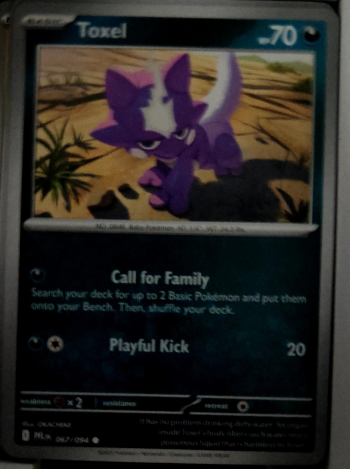 Toxel - 067/094 - - PHANTASMAL FLAMES - Pokemon - Common | AA50-35