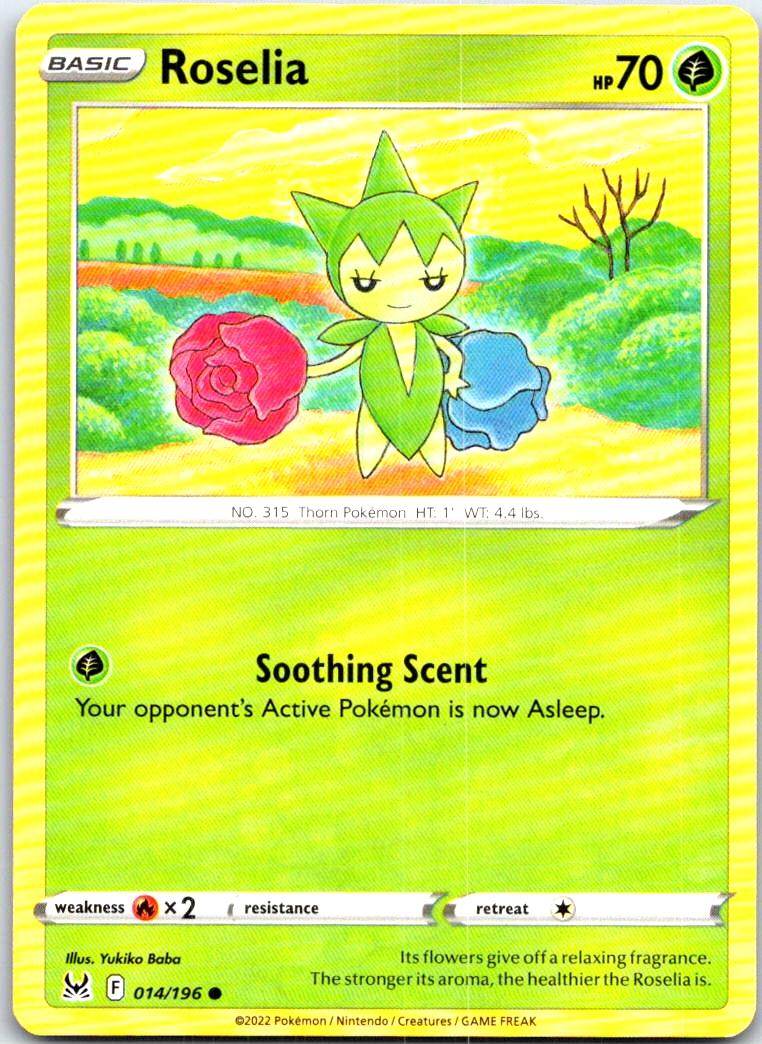 Roselia - 014/196 - - LOST ORIGIN - Pokemon - Common | AB60-21