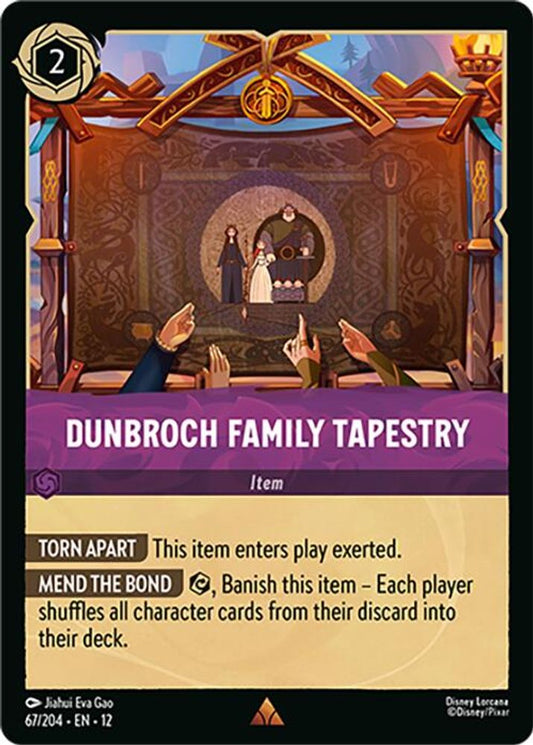 DunBroch Family Tapestry - 67/204 - - WILDS UNKNOWN - Lorcana - Rare | LAA01-100