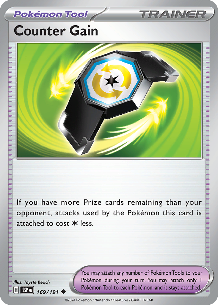 Counter Gain - 169/191 - - SURGING SPARKS - Pokemon - Uncommon | AA41-60