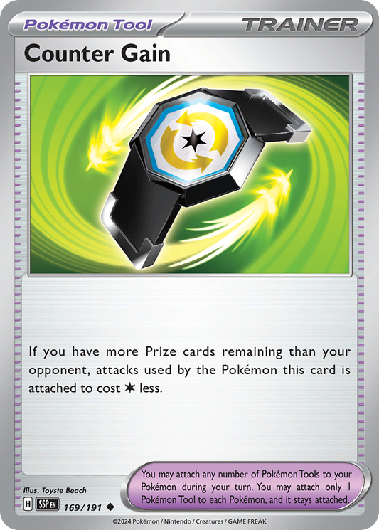 Counter Gain - 169/191 - - SURGING SPARKS - Pokemon - Uncommon | AA41-60