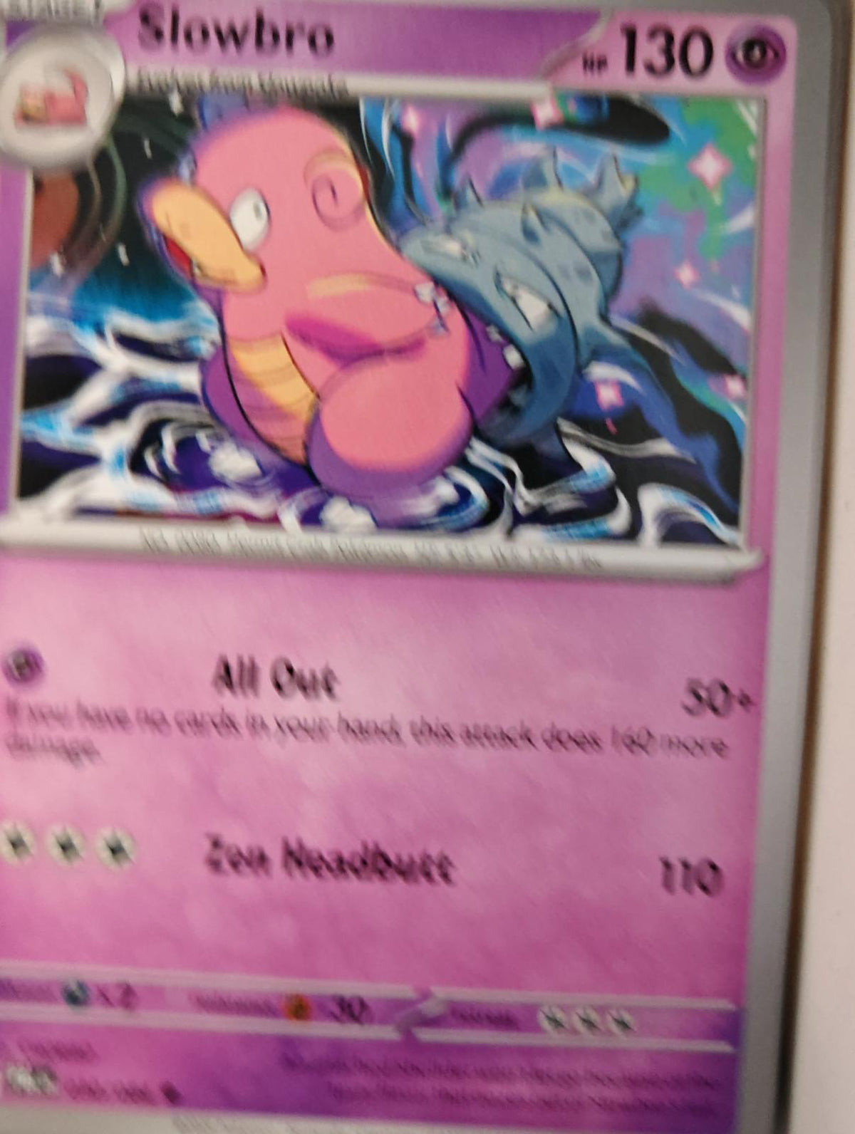 Slowbro - 030/084 - - PITCH BLACK - Pokemon - Uncommon | AA28-92