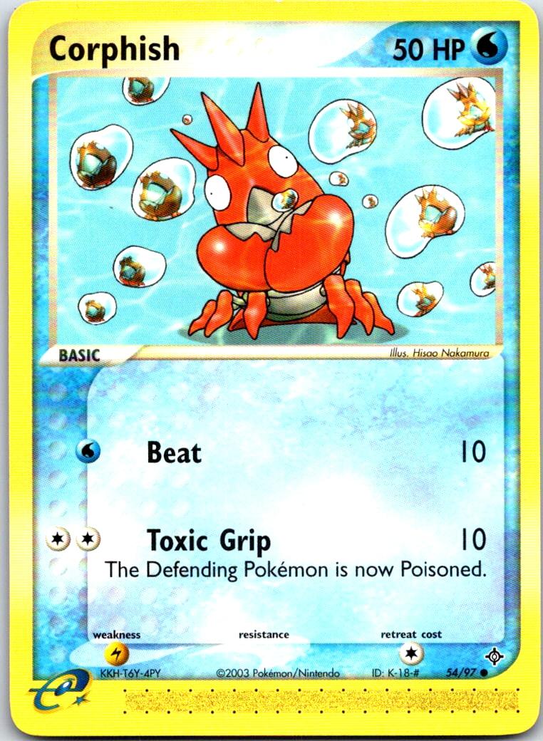 Corphish - 54/97 - - DRAGON - Pokemon - Common | AB12-27