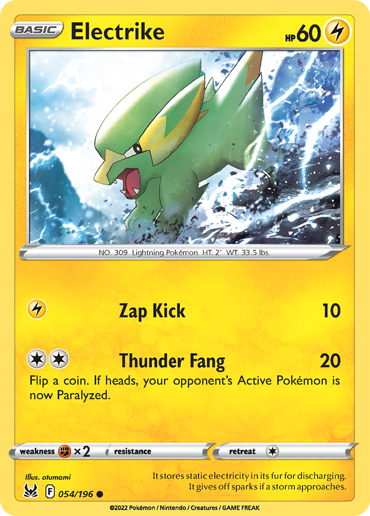 Electrike - 054/196 - - LOST ORIGIN - Pokemon - Common | AA48-73