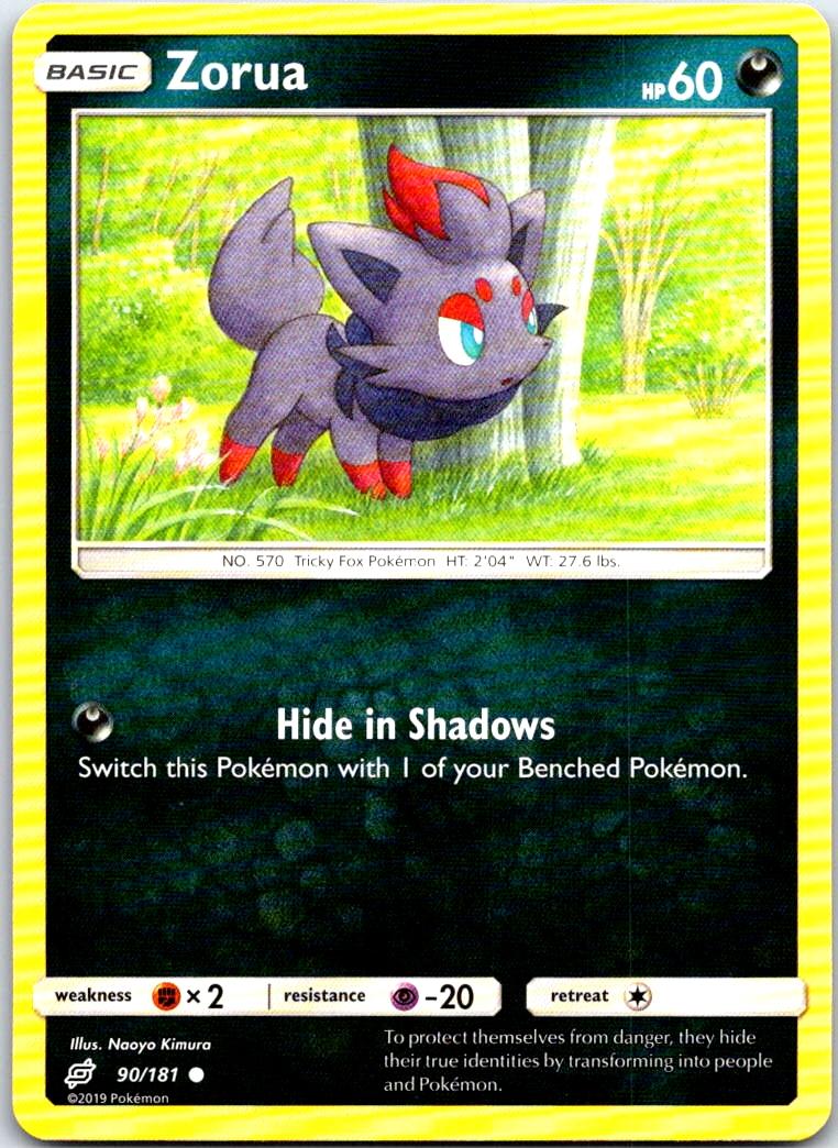 Zorua - 90/181 - - TEAM UP - Pokemon - Common | AB79-9