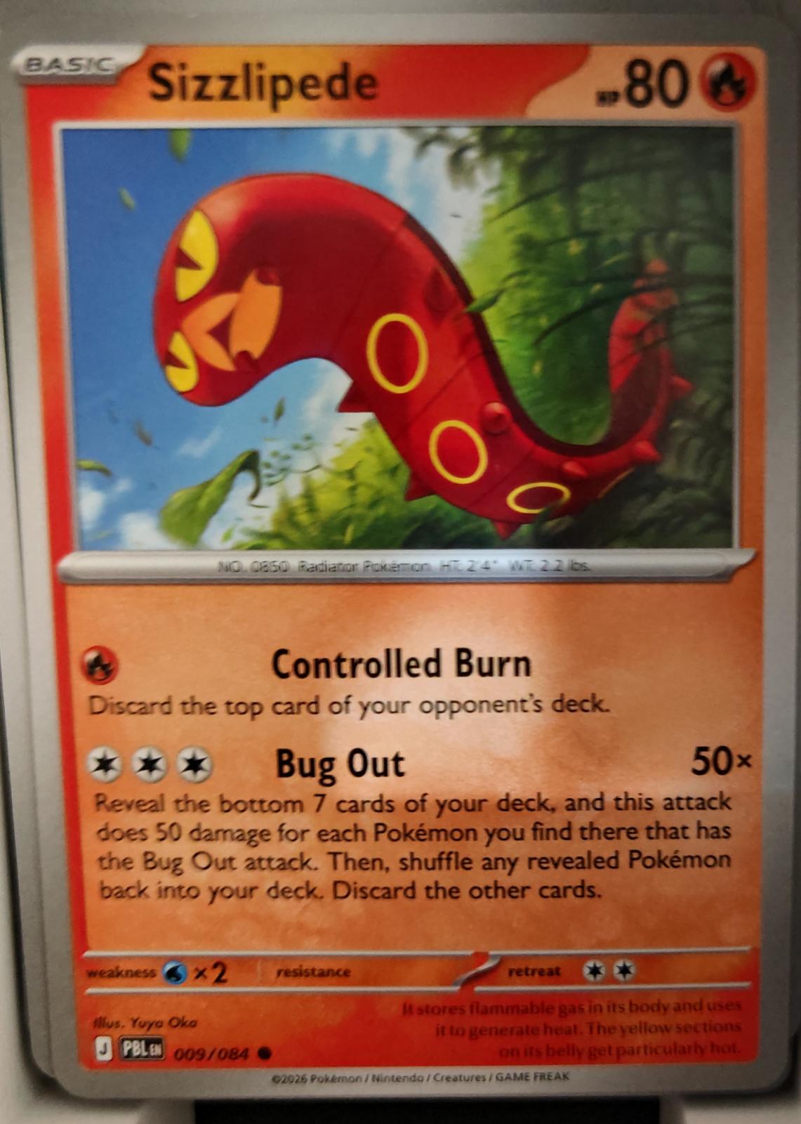 Sizzlipede - 009/084 - - PITCH BLACK - Pokemon - Common | AA18-58