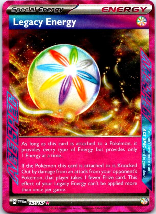 Legacy Energy - 167/167 - Holo - TWILIGHT MASQUERADE - Pokemon - | AC21-3