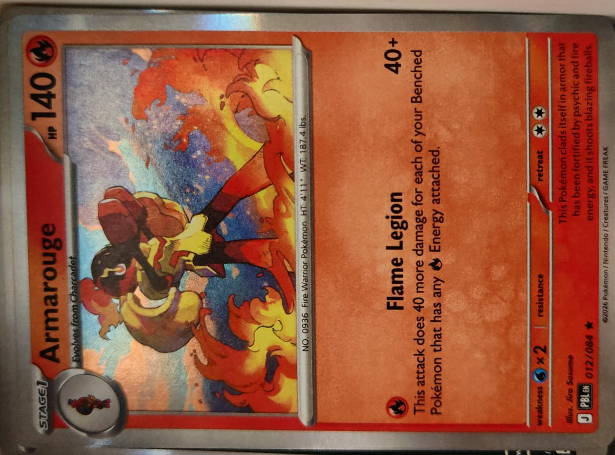 Armarouge - 012/084 - Holo - PITCH BLACK - Pokemon - Rare | AA14-28