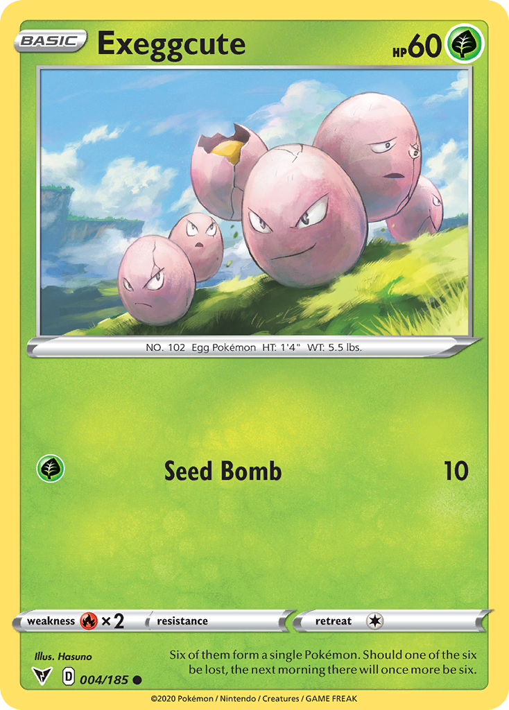 Exeggcute - 004/185 - - VIVID VOLTAGE - Pokemon - Common | AA67-9