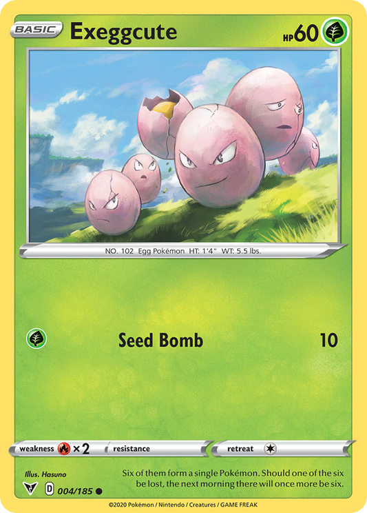 Exeggcute - 004/185 - - VIVID VOLTAGE - Pokemon - Common | AA67-9