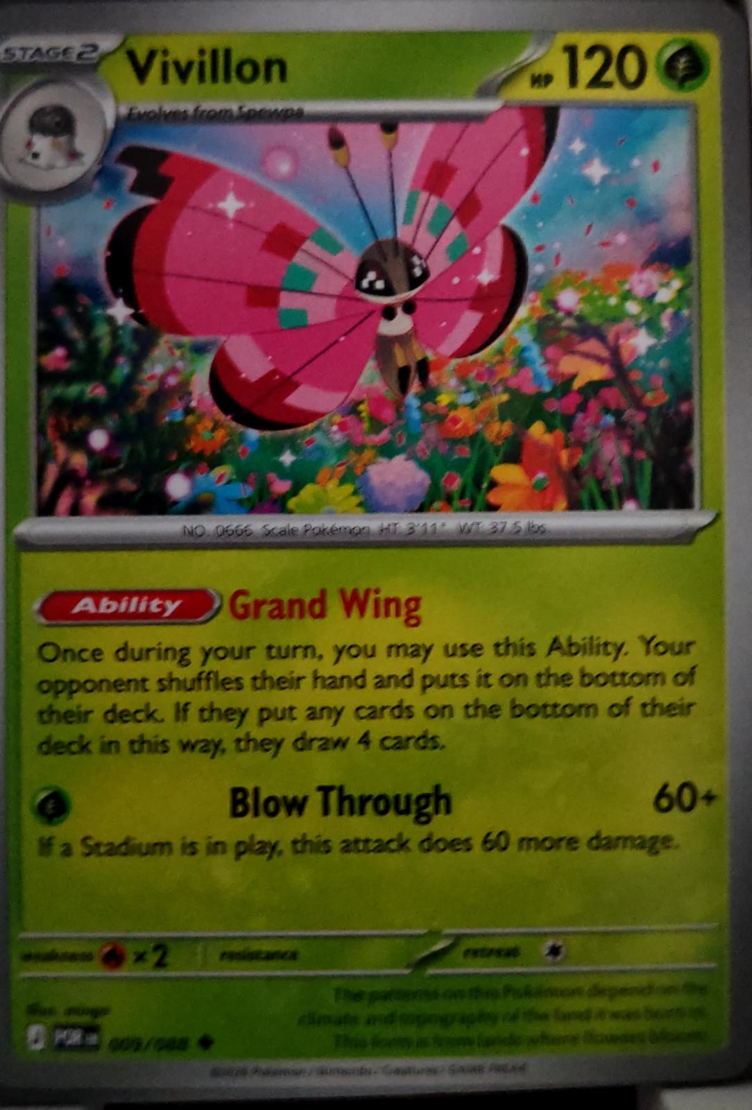 Vivillon - 009/088 - - PERFECT ORDER - Pokemon - Uncommon | AA64-37