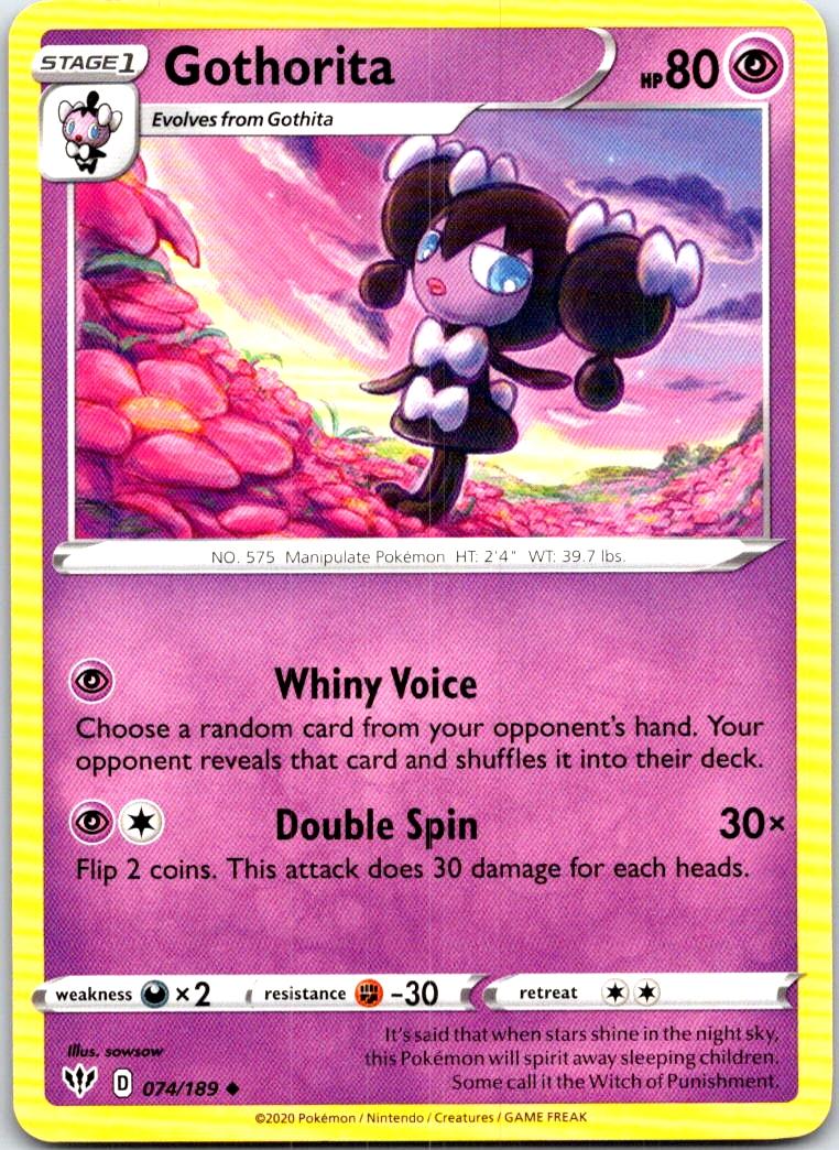 Gothorita - 074/189 - - DARKNESS ABLAZE - Pokemon - Uncommon | AB97-10