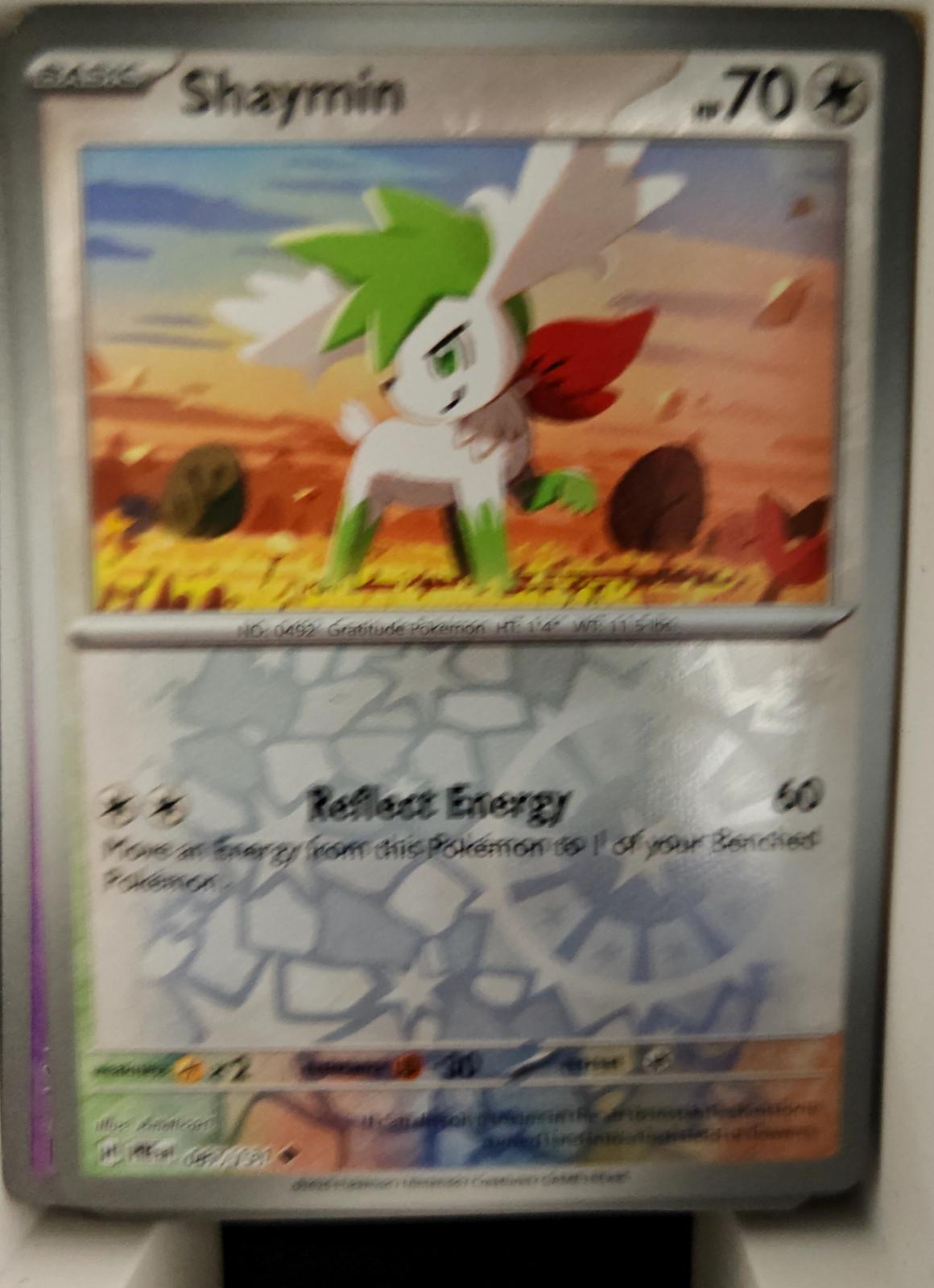 Shaymin - 087/131 - Reverse Holo - PRISMATIC EVOLUTIONS - Pokemon - | AA26-84