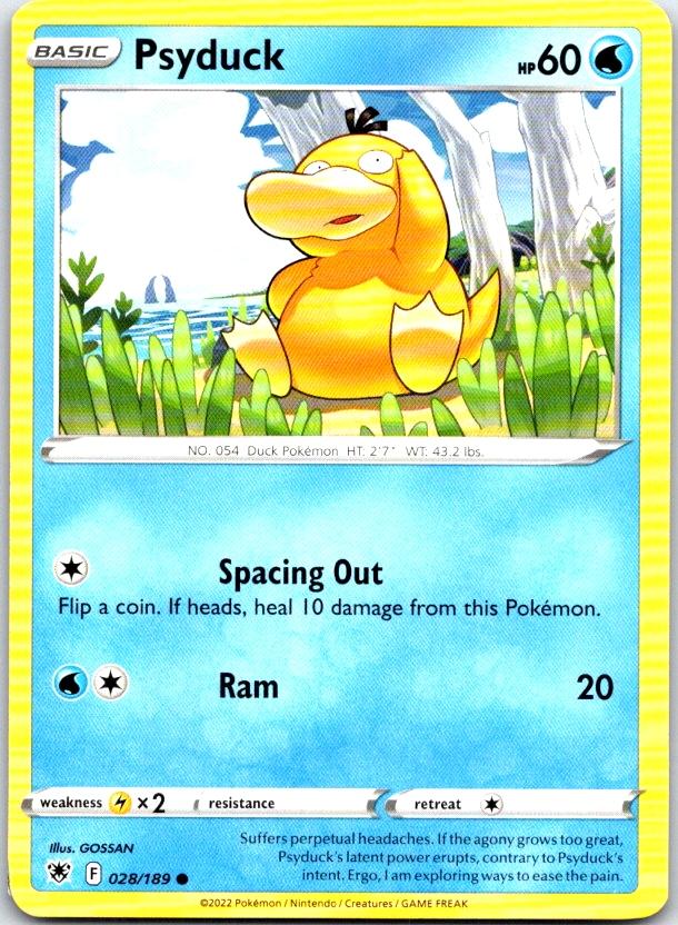 Psyduck - 028/189 - - ASTRAL RADIANCE - Pokemon - Common | AC13-40