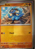Riolu - 81/142 - - STELLAR CROWN - Pokemon - Common | AA05-58