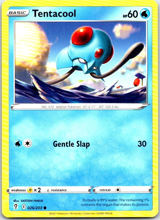 Tentacool - 026/203 - - EVOLVING SKIES - Pokemon - Common | AC03-49