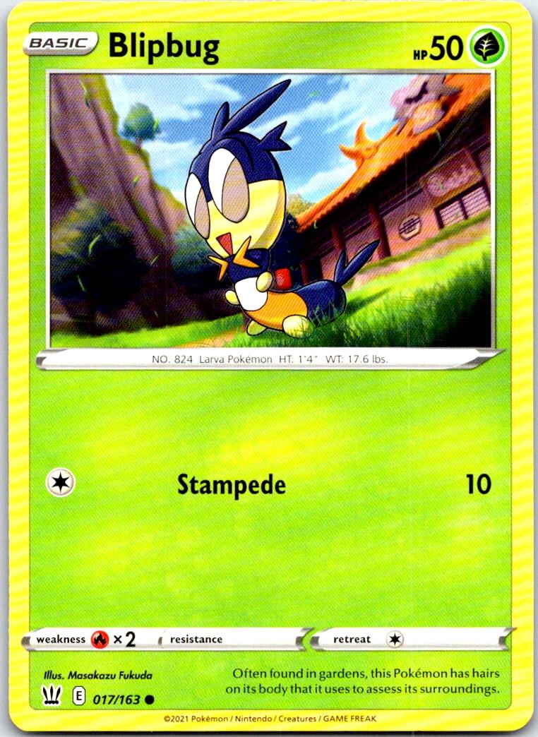 Blipbug - 017/163 - - BATTLE STYLES - Pokemon - Common | AB83-8