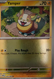 Yamper - 030/094 - Reverse Holo - PHANTASMAL FLAMES - Pokemon - Common | AA31-1