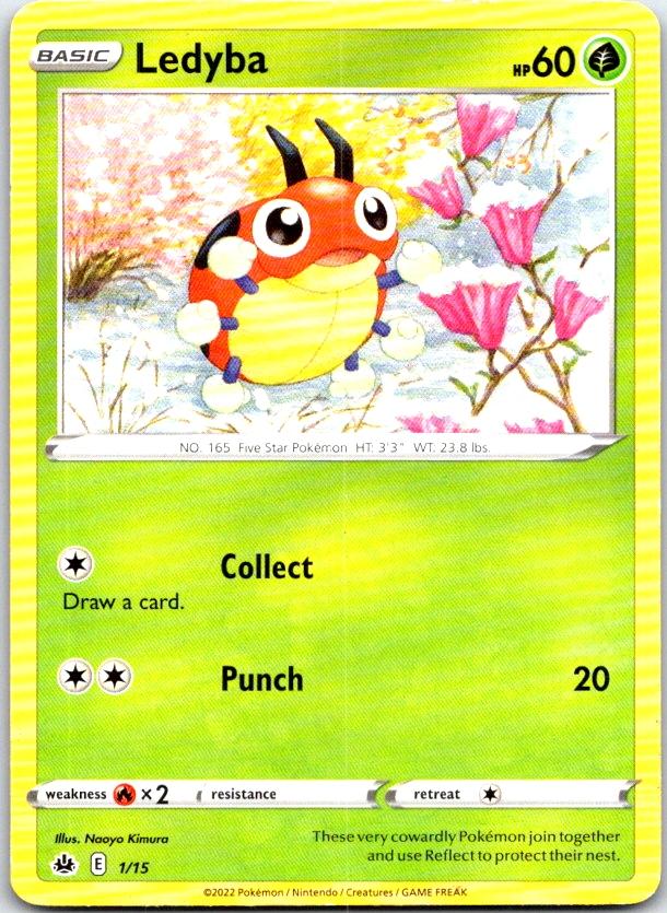 Ledyba - 001/015 - - MCDONALD'S PROMOS 2022 - Pokemon - Promo | AC16-20