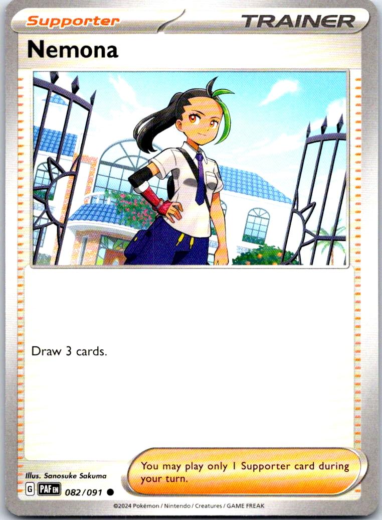 Nemona - 082/091 - - PALDEAN FATES - Pokemon - Common | AB25-23