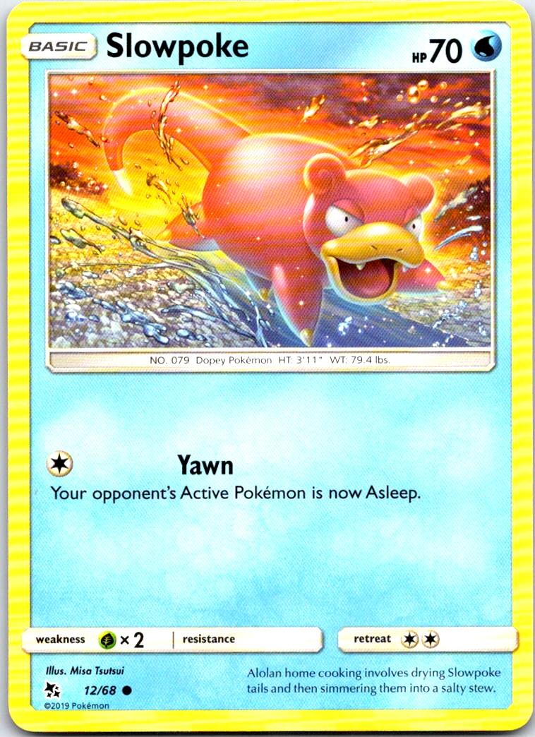 Slowpoke - 12/68 - - HIDDEN FATES - Pokemon - Common | AB33-7