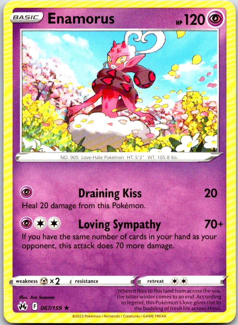 Enamorus - 067/159 - - CROWN ZENITH - Pokemon - Rare | AA102-26