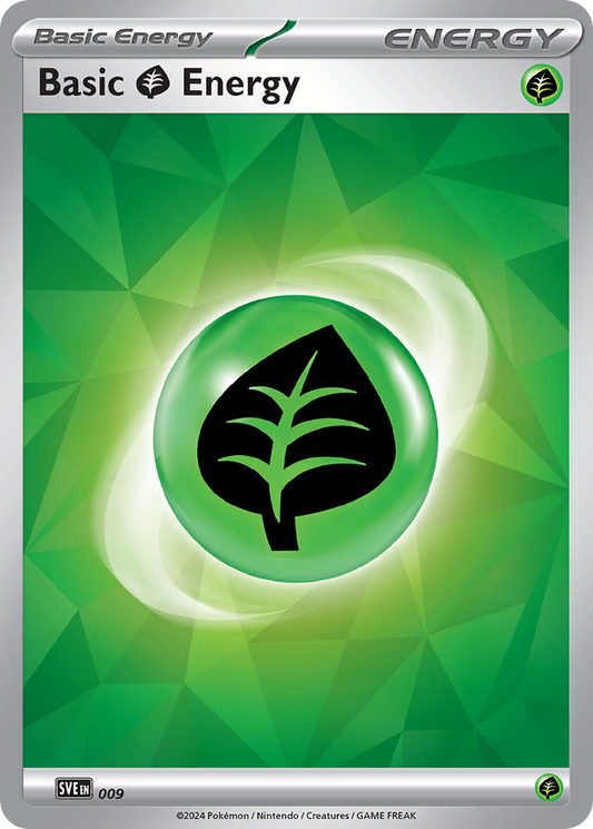 Basic Grass Energy - 009 - Holo - SCARLET & VIOLET ENERGIES - Pokemon - | AA59-45