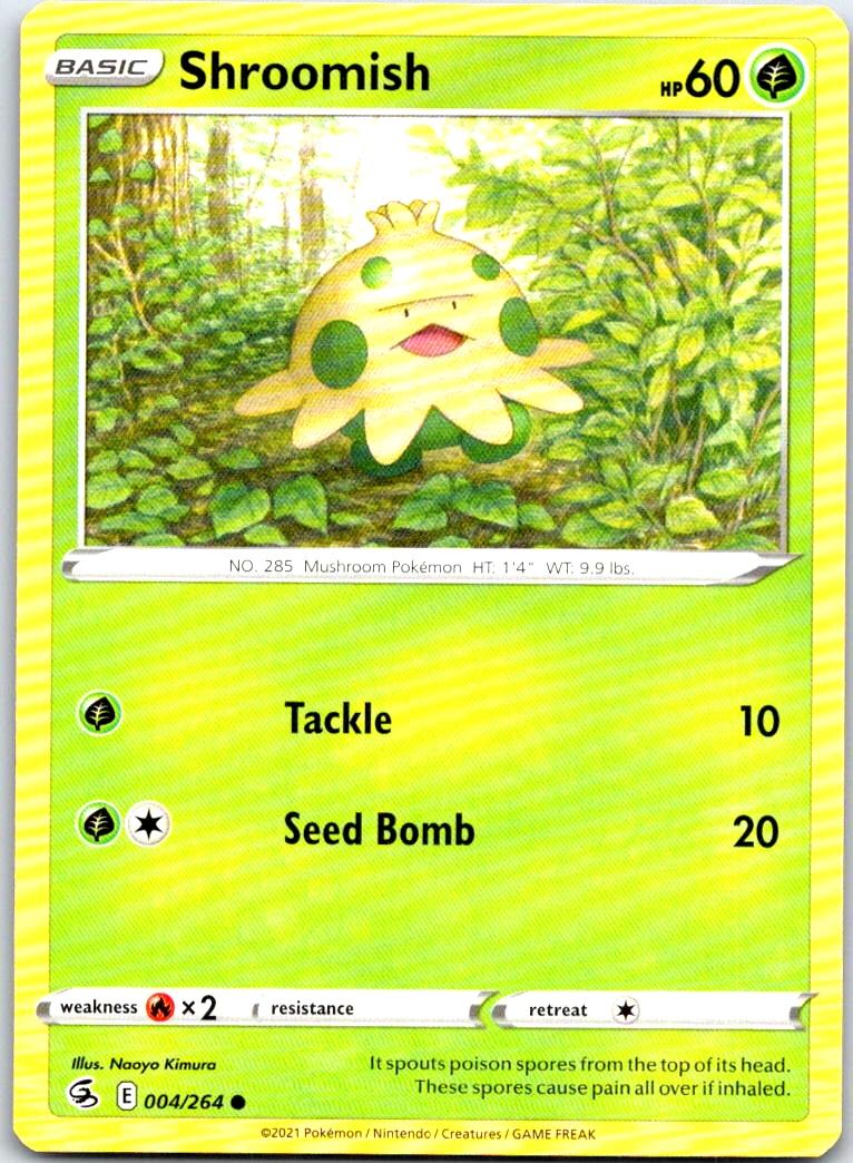 Shroomish - 004/264 - - FUSION STRIKE - Pokemon - Common | AB34-30