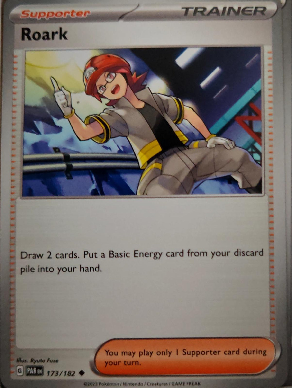 Roark - 173/182 - - PARADOX RIFT - Pokemon - Uncommon | AA41-73