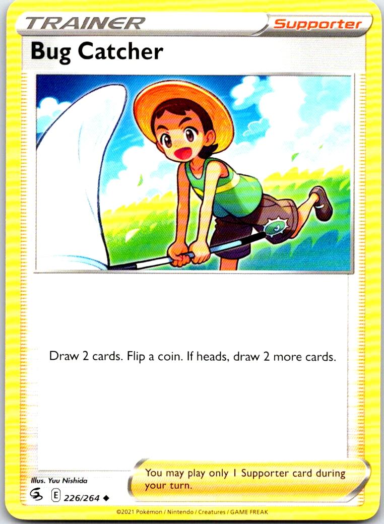 Bug Catcher - 226/264 - - FUSION STRIKE - Pokemon - Uncommon | AB41-35