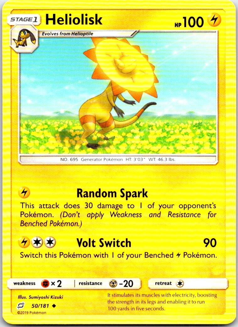 Heliolisk - 50/181 - - TEAM UP - Pokemon - Uncommon | AB75-27