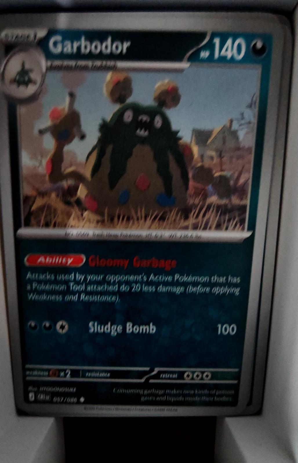 Garbodor - 057/086 - - CHAOS RISING - Pokemon - Uncommon | AA65-48