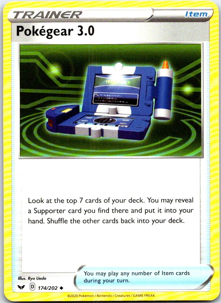Pokegear 3.0 - 174/202 - - SWORD & SHIELD - Pokemon - Uncommon | AB63-5