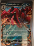 Krookodile ex - 055/086 - Holo - CHAOS RISING - Pokemon - Double Rare | AA37-4