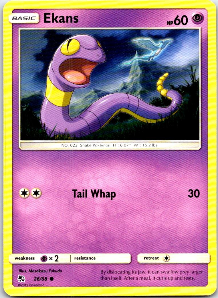 Ekans - 26/68 - - HIDDEN FATES - Pokemon - Common | AB43-31