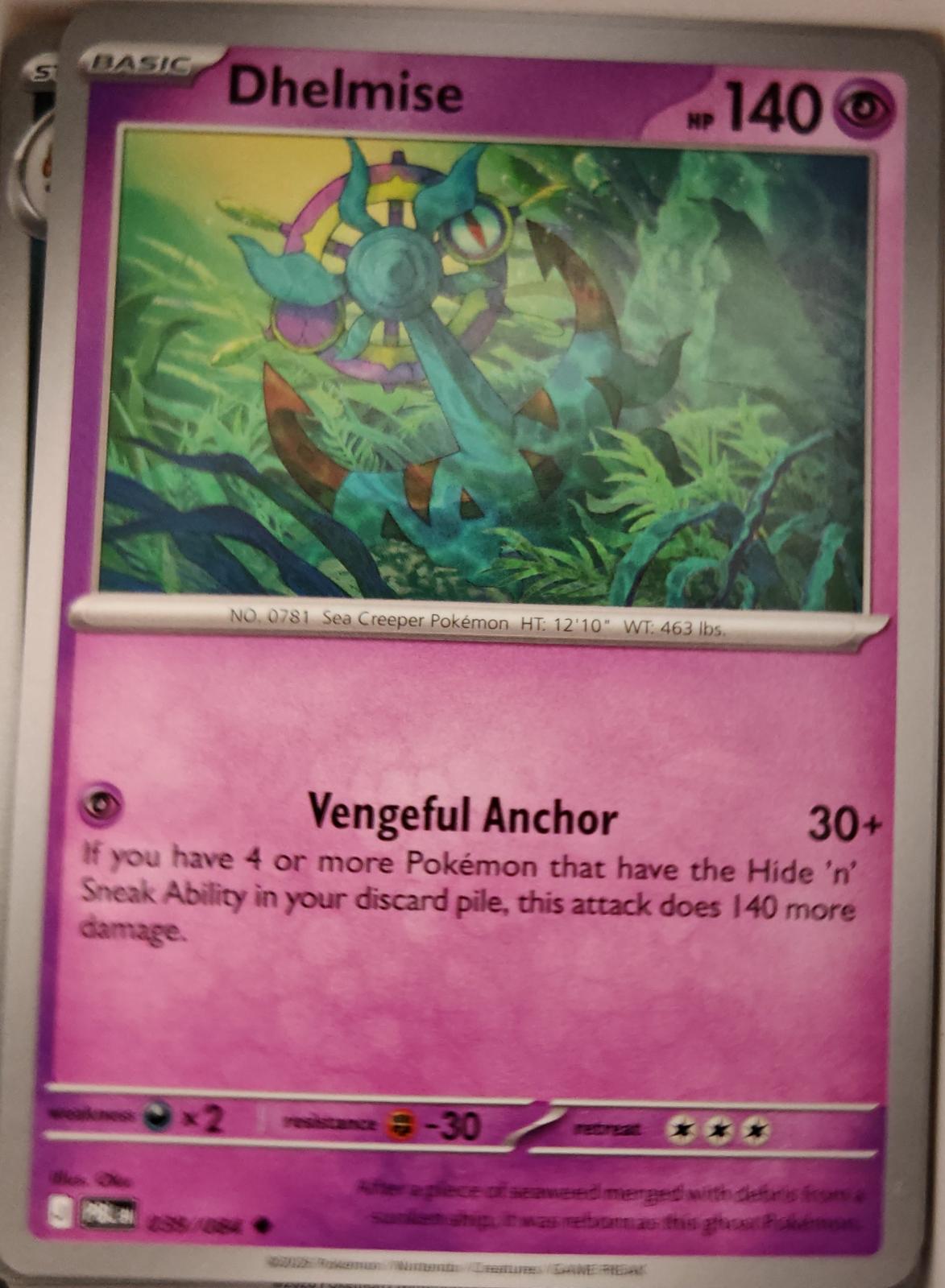 Dhelmise - 039/084 - - PITCH BLACK - Pokemon - Uncommon | AA16-84