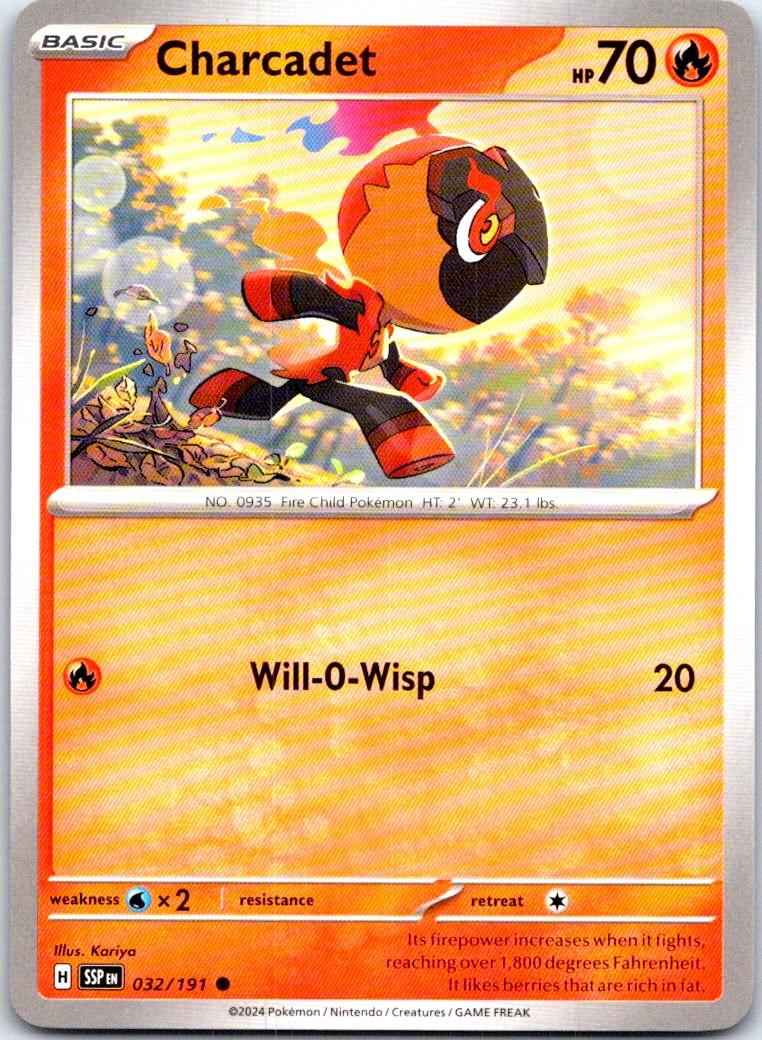 Charcadet - 032/191 - - SURGING SPARKS - Pokemon - Common | AB54-23