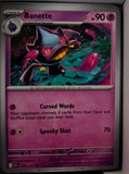 Banette - 060/159 - - JOURNEY TOGETHER - Pokemon - Uncommon | AA43-74