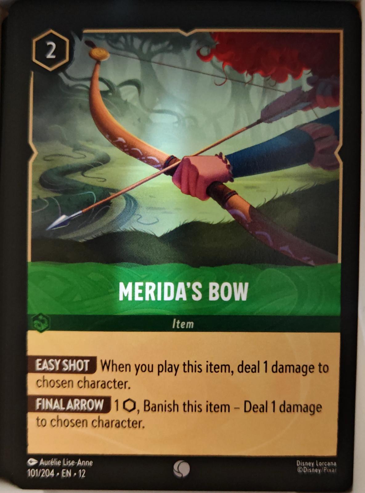 Merida's Bow - 101/204 - - WILDS UNKNOWN - Lorcana - Common | LAA02-38