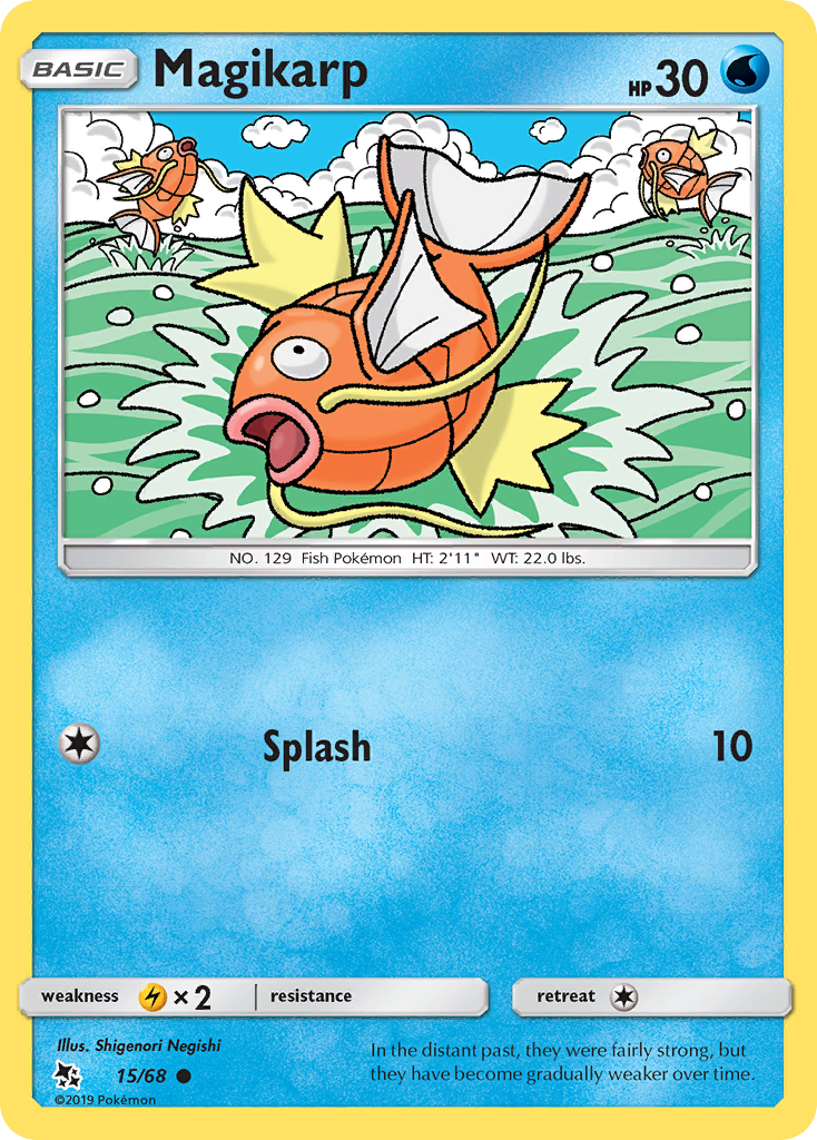 Magikarp - 15/68 - - HIDDEN FATES - Pokemon - Common | AA69-45