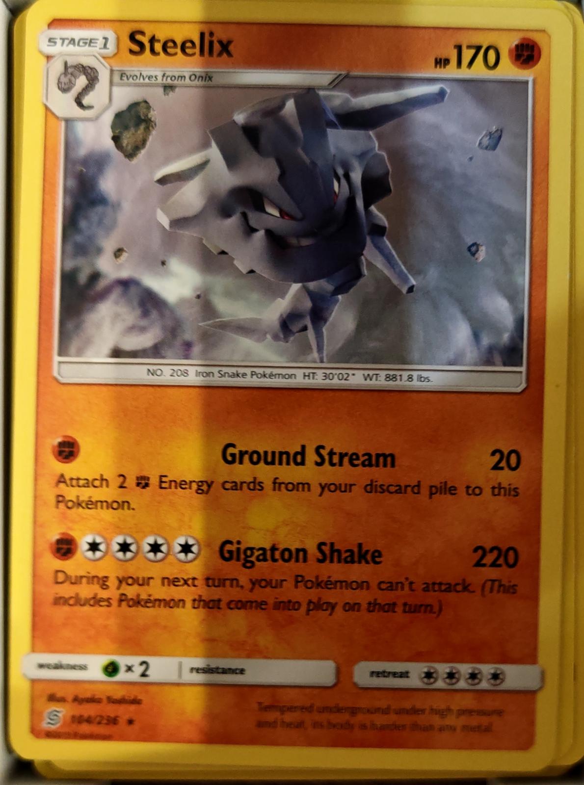 Steelix - 104/236 - - UNIFIED MINDS - Pokemon - Rare | AA68-35