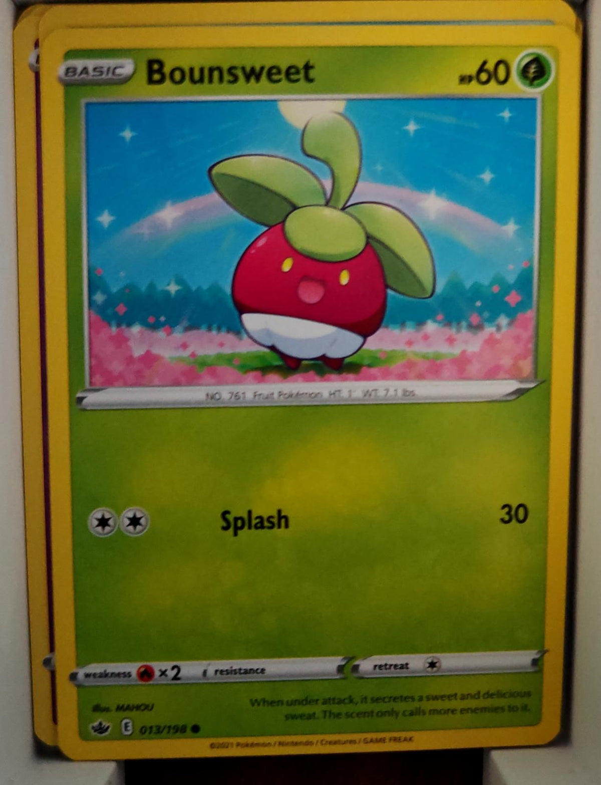 Bounsweet - 013/198 - - CHILLING REIGN - Pokemon - Common | AA57-14