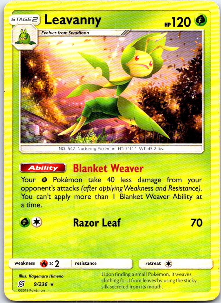 Leavanny - 9/236 - - UNIFIED MINDS - Pokemon - Rare | AB65-24