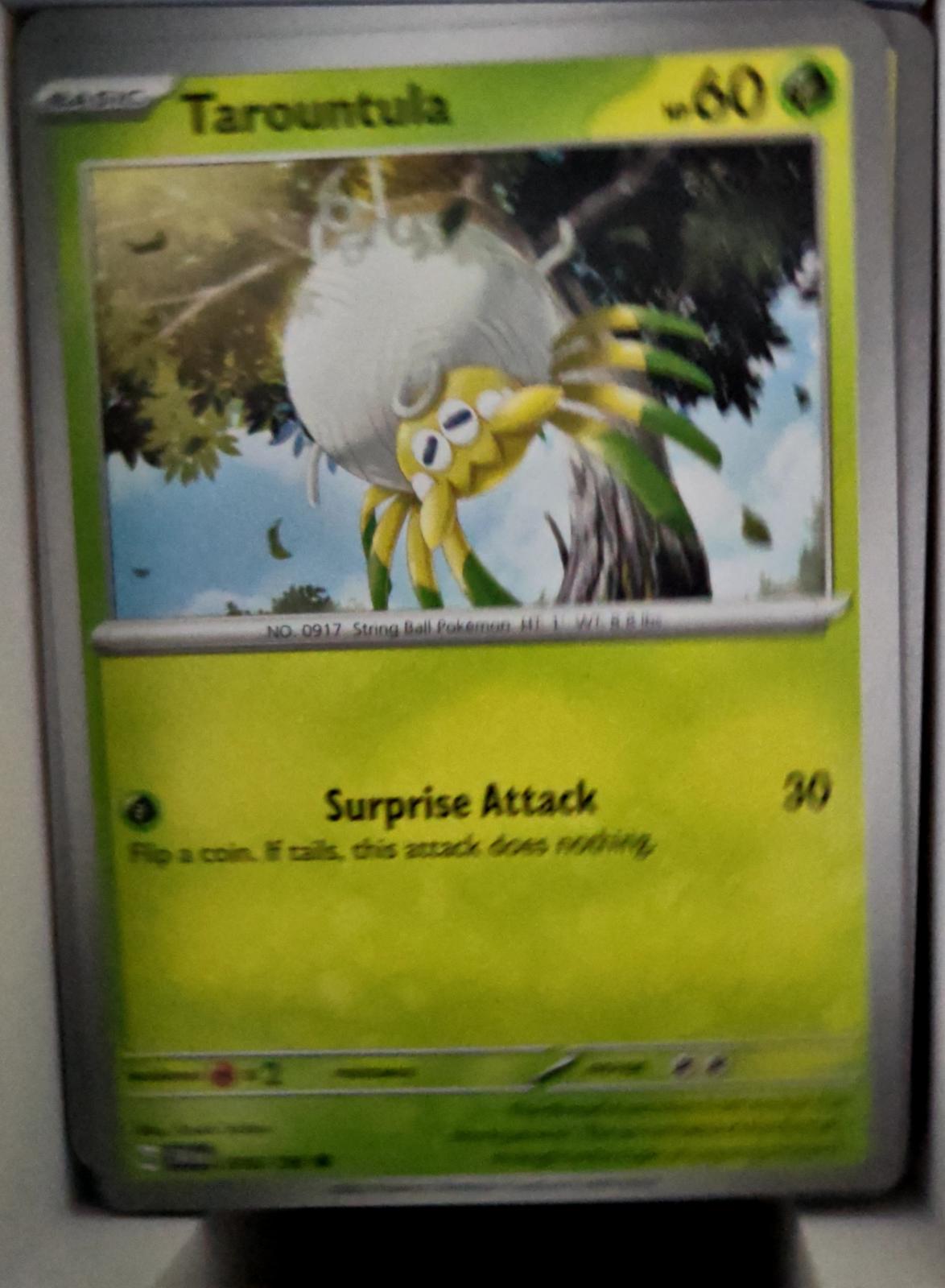 Tarountula - 018/198 - - SCARLET & VIOLET - Pokemon - Common | AA48-115