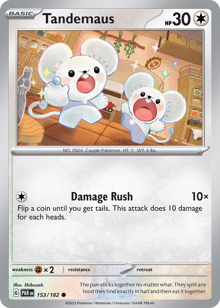 Tandemaus - 153/182 - - PARADOX RIFT - Pokemon - Common | AA48-69
