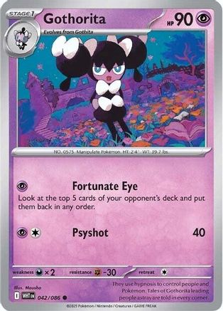 Gothorita - 042/086 - - WHITE FLARE - Pokemon - Common | AA03-85