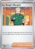 Lt. Surge's Bargain - 120/132 - - MEGA EVOLUTION - Pokemon - Uncommon | AA40-81