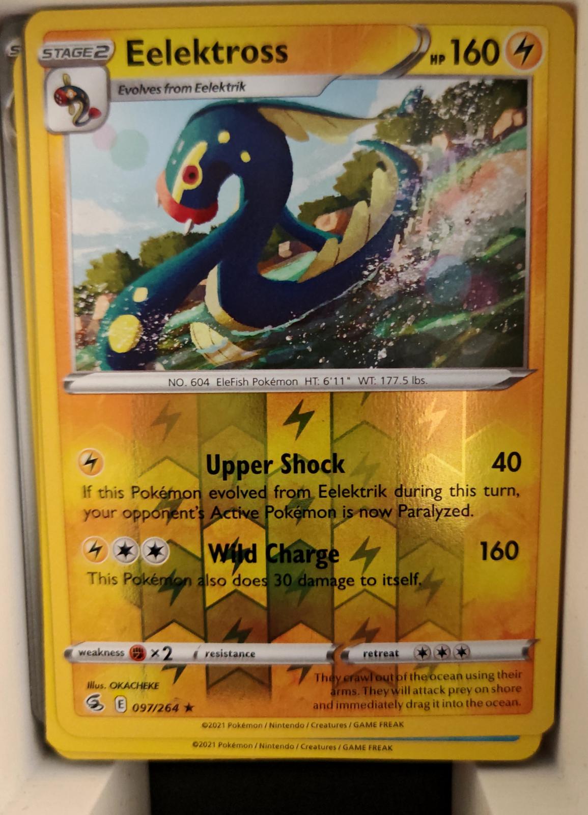 Eelektross - 097/264 - Reverse Holo - FUSION STRIKE - Pokemon - Rare | AA26-65