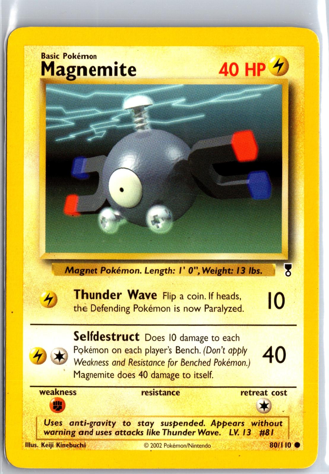 Magnemite - 80/110 - - LEGENDARY COLLECTION - Pokemon - Common | AA113-11